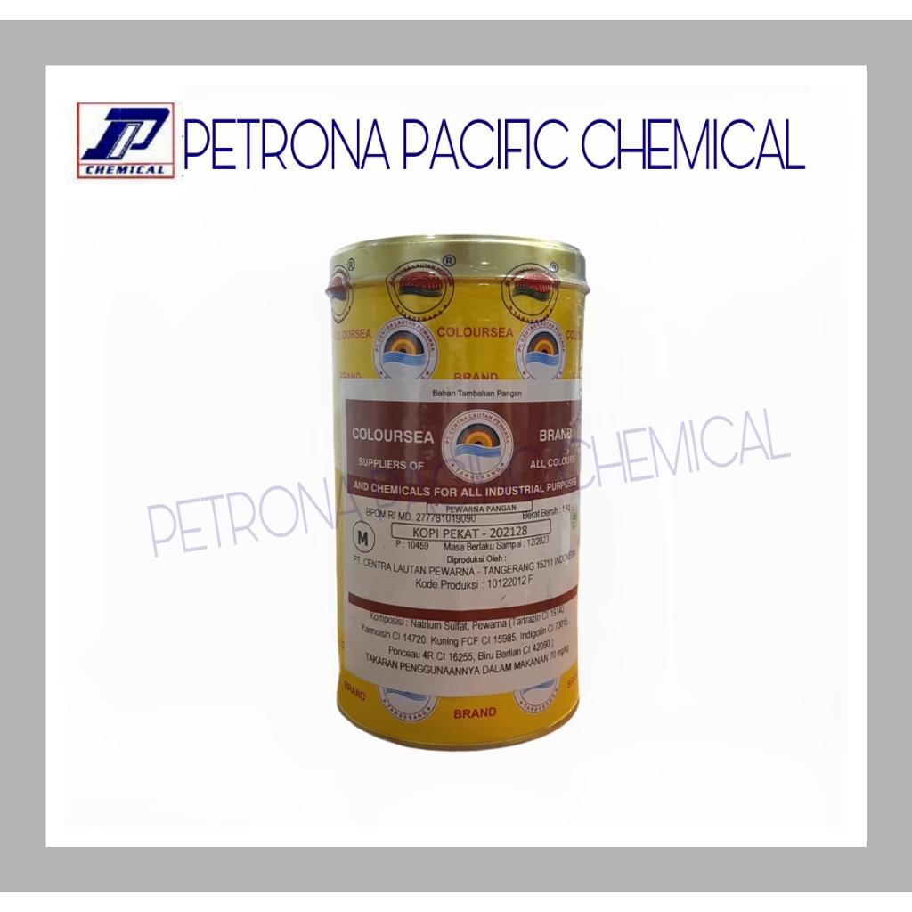 Pewarna Makanan Bubuk Dark Coffee Brown 202128 Merek COLOURSEA
