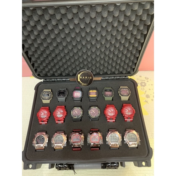 Krisbow koper jam tangan Gshock box pajangan G Shock protective case 406x330x174 pelican isi 18