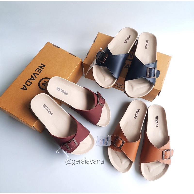 DISKON DAY! Sandal Wanita Puyuh Gesper - Sandal Kekinian - Sandal Selop - Sandal Wanita Nevada