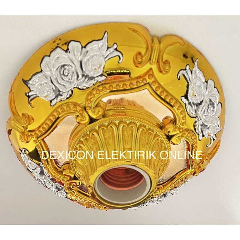 fitting plafon DPE05SHG/fitting lampu plafon/jual fitting plafon hias modern/fititng lampu plafon hias/plafon hias murah