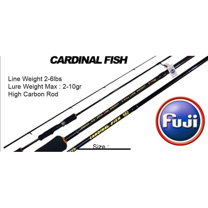 Joran UL HINOMIYA CARDINAL FISH 682 UL ( 2-6 Lb )