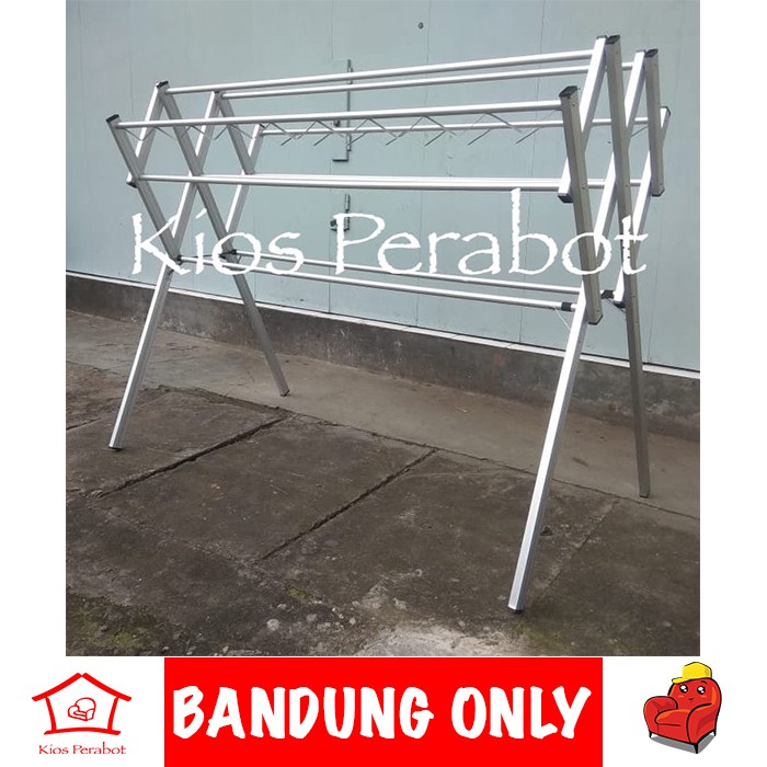 Jemuran baju alumunium JUMBO jemuran pakaian jemuran handuk