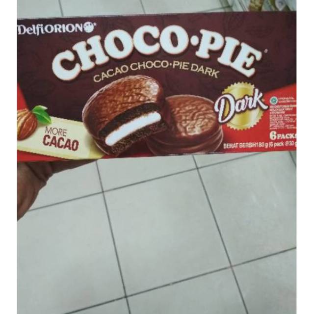 DELFI ORION CHOCO PIE  dark 180gr isi 6 Pack