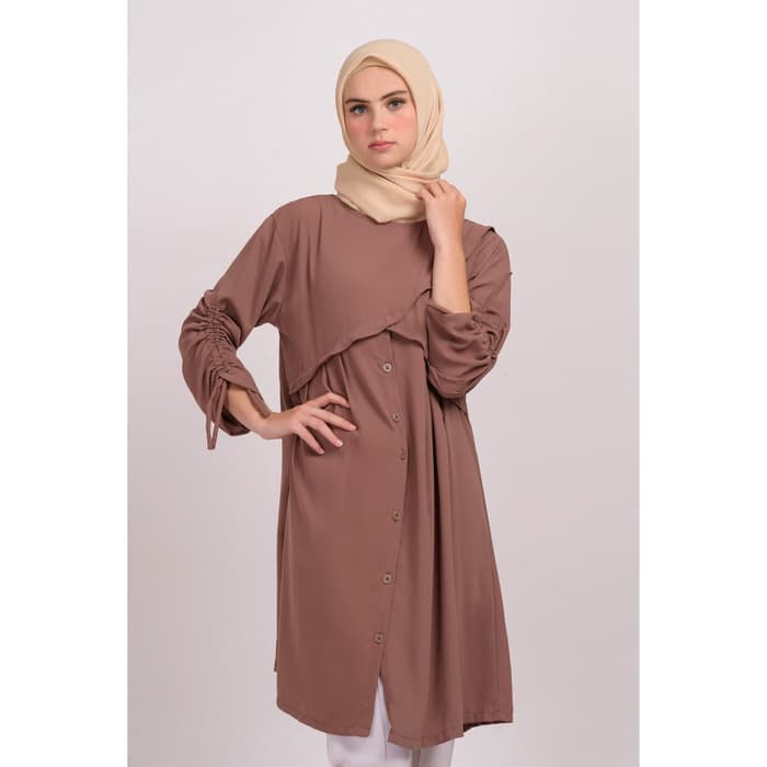 ZM Zaskia Mecca - Yulia Brown Tunik