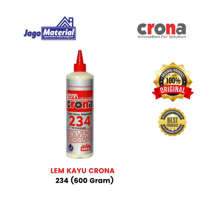 Crona Lem Kayu (lem Crona 234 600 Gram Sr Aliphatic)