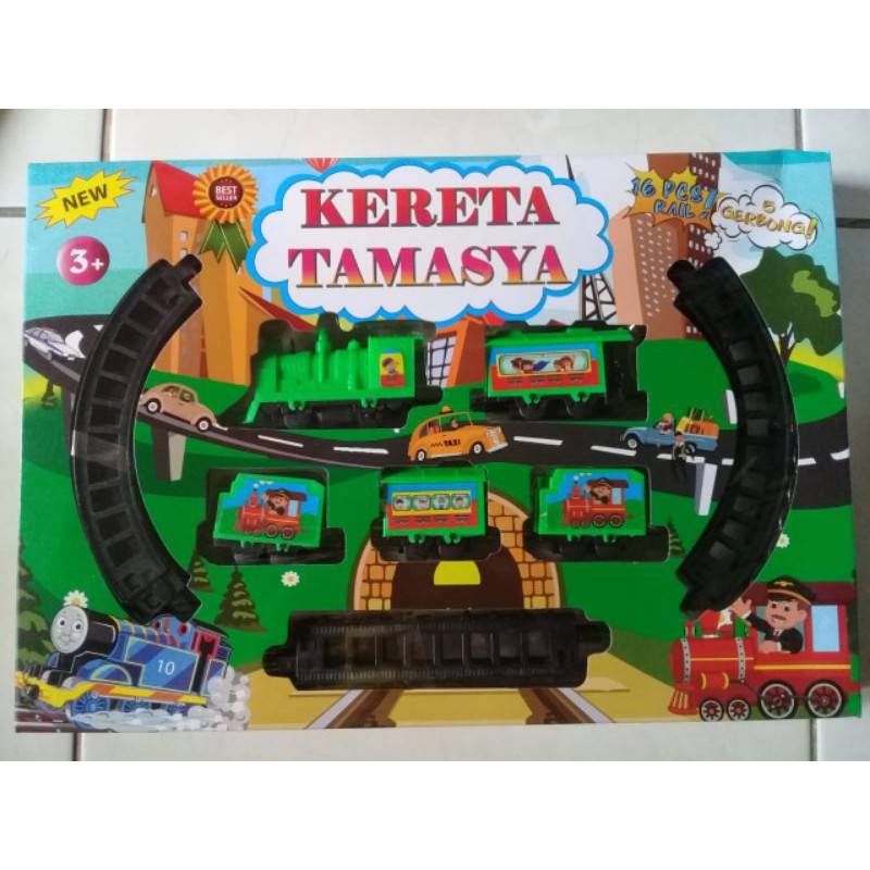 mainan anak laki/ laki kereta set/ kereta tamasya / mainan anak