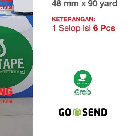 

☼ Lakban Cortape Bening Lakban bening 48 mm x 90 yard 1 Selop ✵