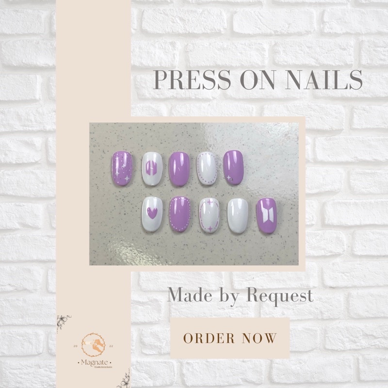 BTS THE ETERNAL - FAKE NAILS / PRESS ON NAILS / KUKU PALSU BTS