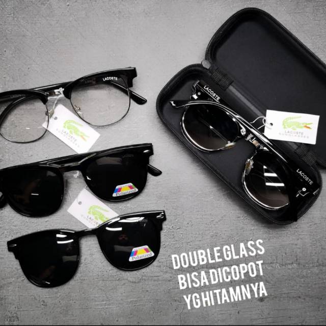 double glass sunglasses