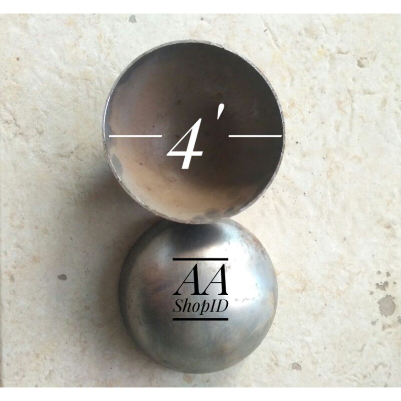 ornamen pagar besi batok 4' tebal