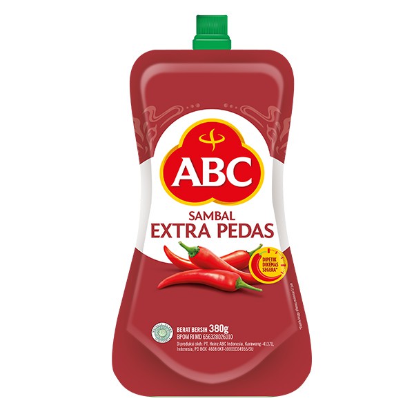 

Abc Sambal Extra Pedas Pouch 380 Gr