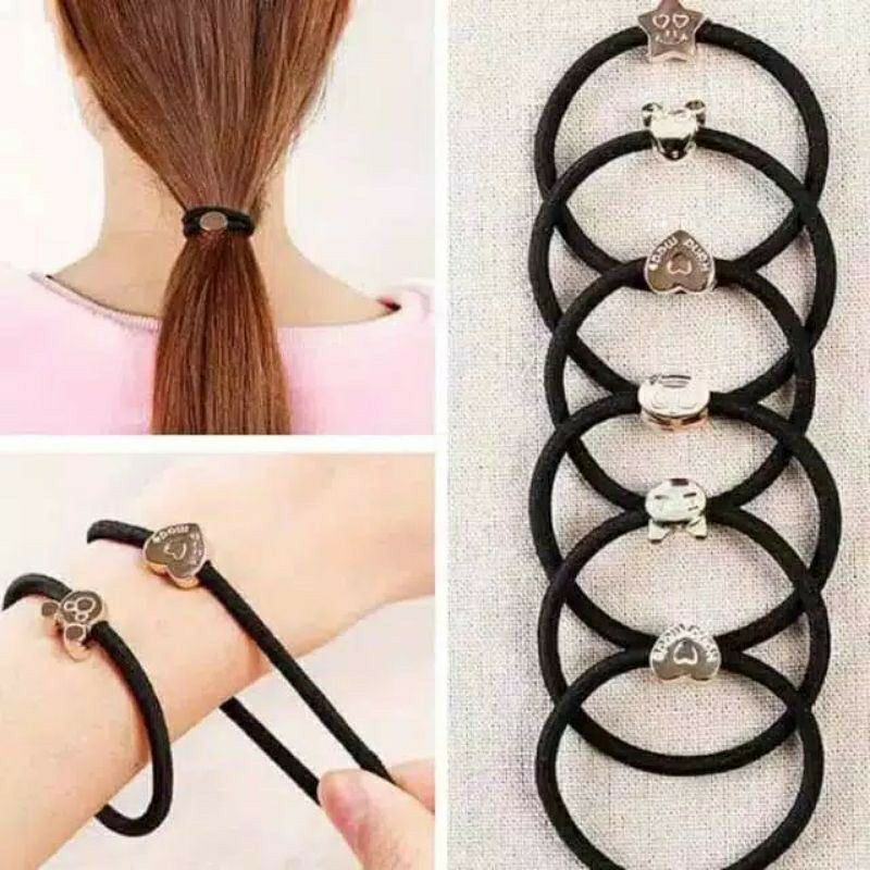 Ikat Rambut Karet Gelang Body Jewerly / Fashion Wanita / Kuncir Rambut / Aksesoris Rambut korea