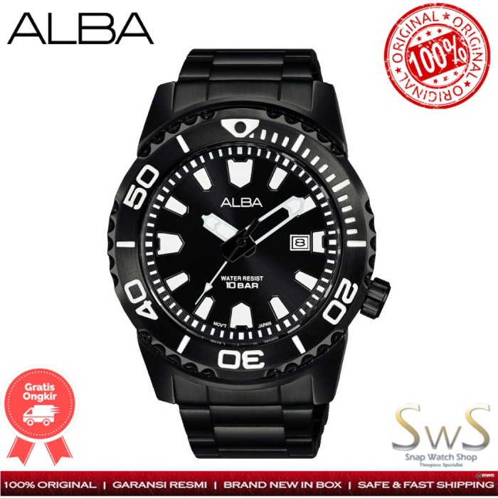 Alba AG8M01X1 AG8M01 Original Resmi Jam Tangan Pria