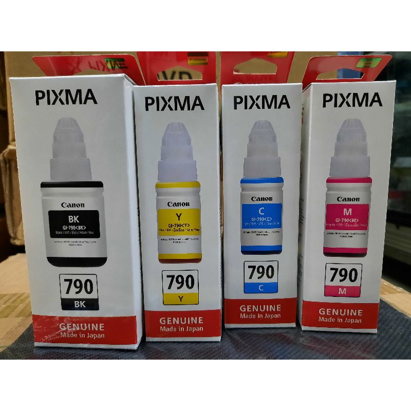 Tinta Canon 790 Black Cyan Magenta Yellow