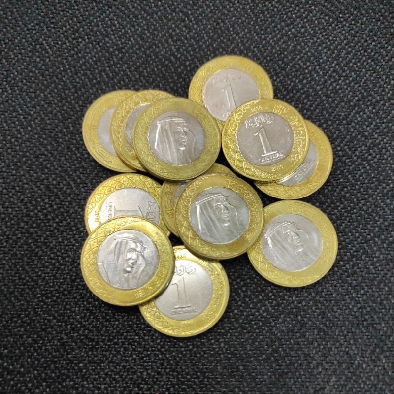 KOIN BIMETAL ARAB SAUDI 1 RIYAL