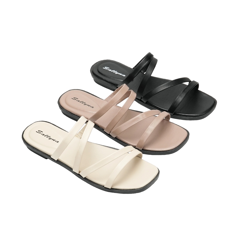 Sandal Tali Flat Wanita - Amira