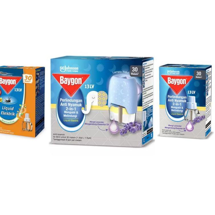 

⚡️Import Terlaris⚡️ Baygon Liquid Elektrik Refill Orange Blossom Lavender Value Pack 22ml 