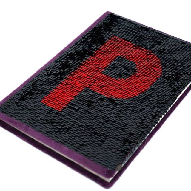

Notebook Alphabet Sequin (Dua design cover) 7314