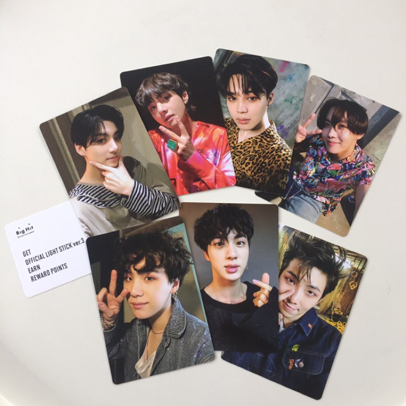 BTS Official army bomb photocard