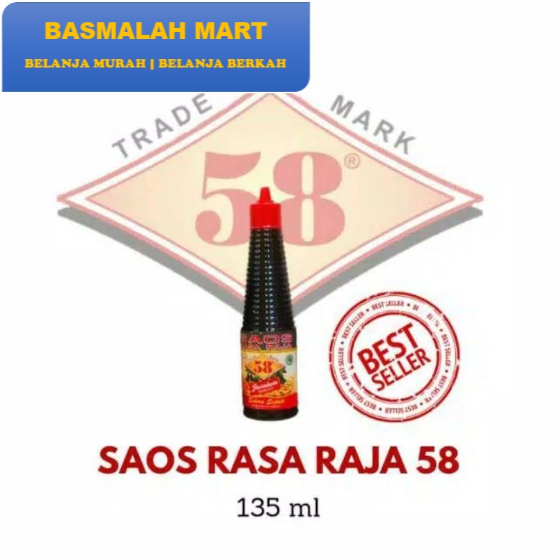 

Saus Raja rasa cap 58/minyak wijen 58 135ml Murah Original (Ilham Berkah Mart)