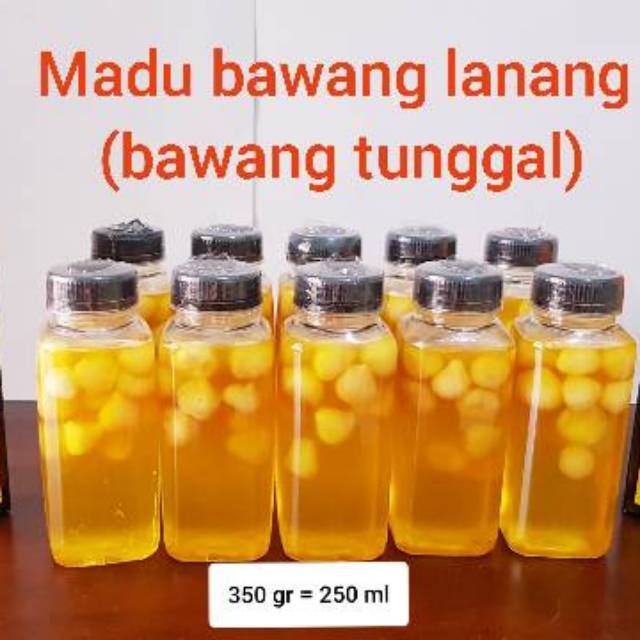 PROMO Madu bawang lanang / bawang tunggal 350 gram free dus box