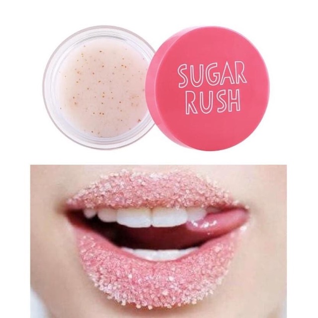 ✅BPOM Emina Lip Scrub Sugar Rush 4,2gr // scrub pengangkat kulit mati