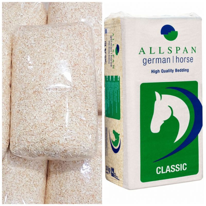 Serbuk Kayu Aman 1kg German Horse All Span Classic Bedding Serbuk Kayu Hamster Kelinci Guinea Pig