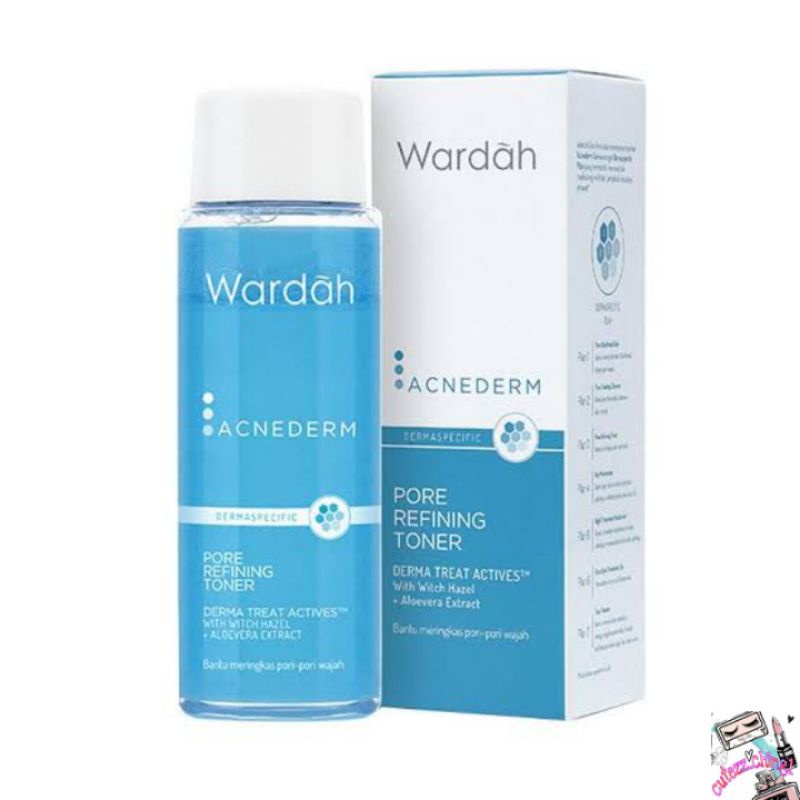 ☃Cutezz_Ching1☃Wardah Acnederm Pore Refining Toner 100ml