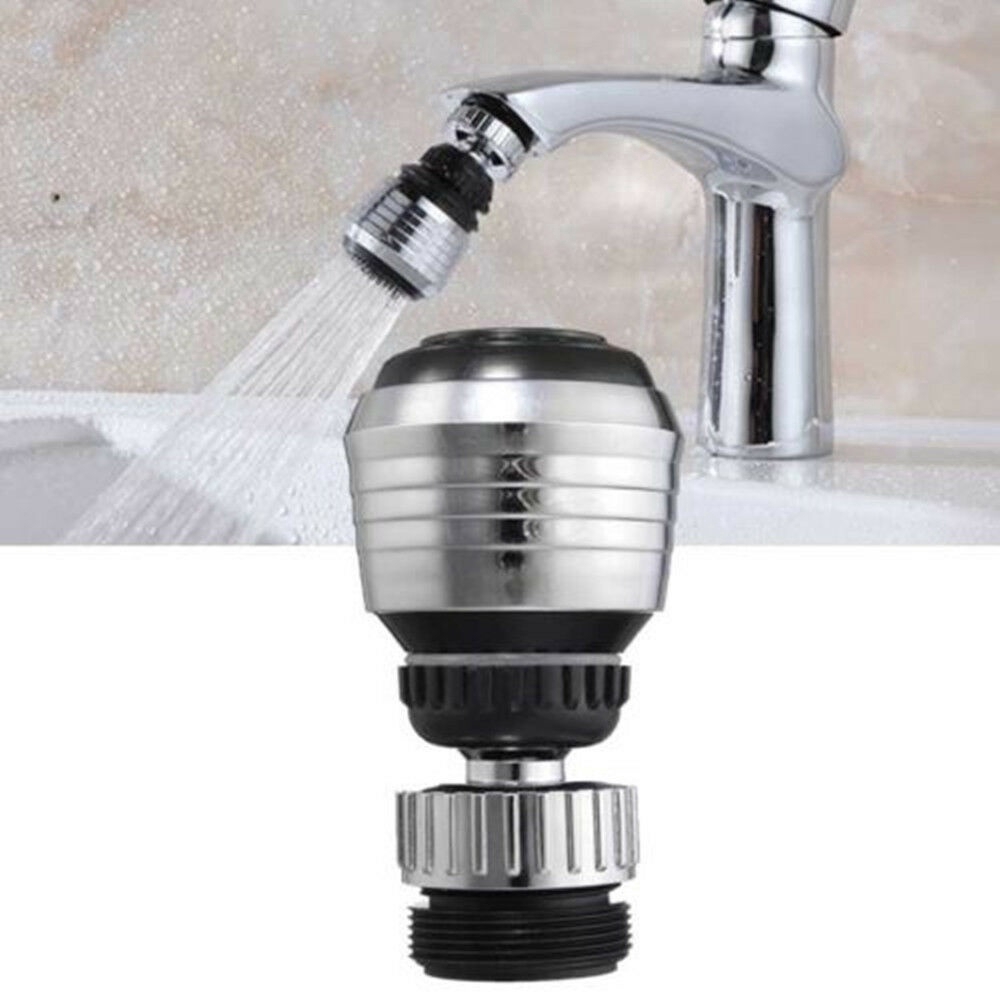 Adapter Nozzle Keran Filter Pemurni Air Model Putar 360 Derajat Untuk Dapur / Kamar Mandi