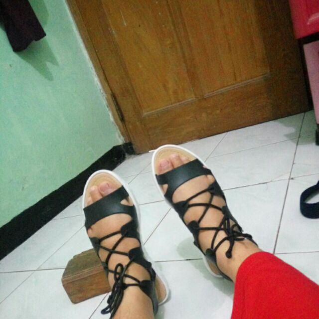 Austin Sepatu Wanita Flats Sherice - Black, Beige, Camel, Red & Navy