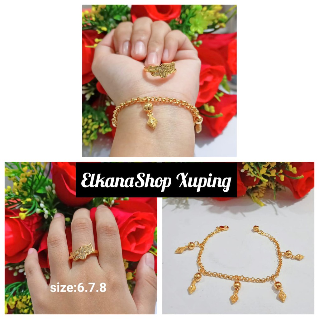 Gelang nuri dewasa free cincin xuping