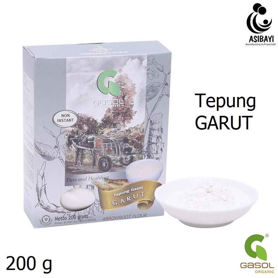 Gasol Tepung Garut Whole Arrowroot Powder Flour