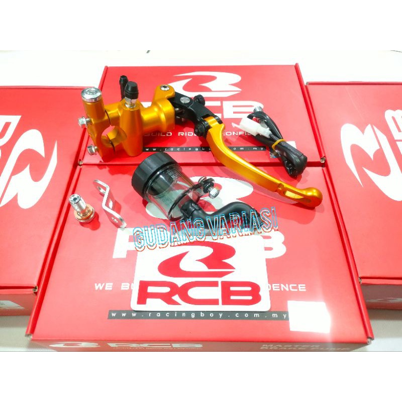 MASTER REM KANAN RCB RACING BOY S1 SERIES 14MM ORIGINAL UNIVERSAL