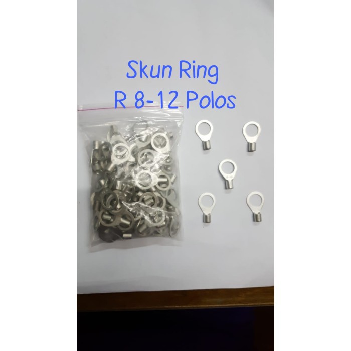 Skun Kabel Ring O Non Isolated 8-12 / Skun VR 8-12 POLOS / Skun Bulat Polos 8-12 / Cable Shoes 8-12