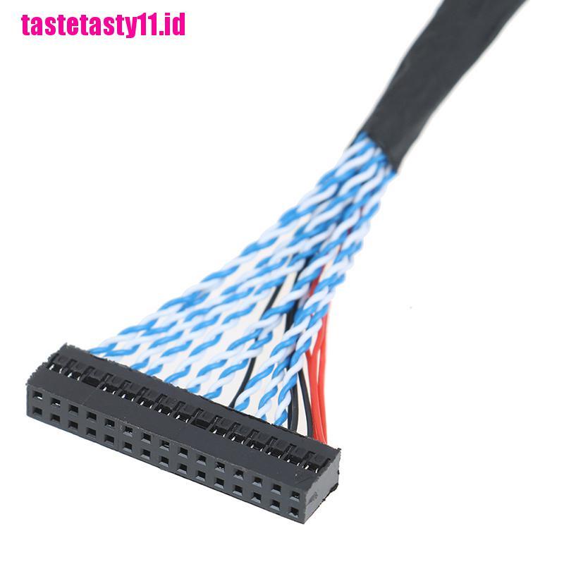 【TTID】250mm with hooks LVDS Cable FIX S8 30P double 8bit for 17-21 LCD LVDS cab