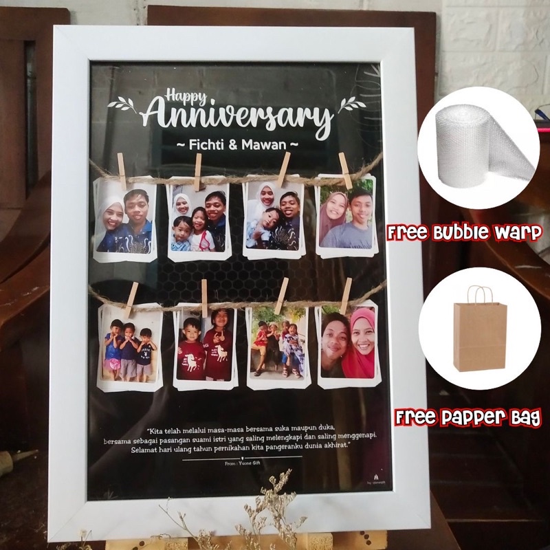 

Gift Polaroid In Frame 2D | Kado Aniversary | Kado Ulang Tahun