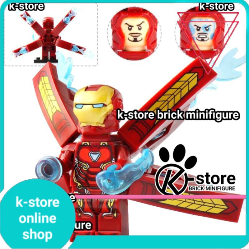 lego avengers infinity war iron man ironman mark 50 mk 50 building block minifigure