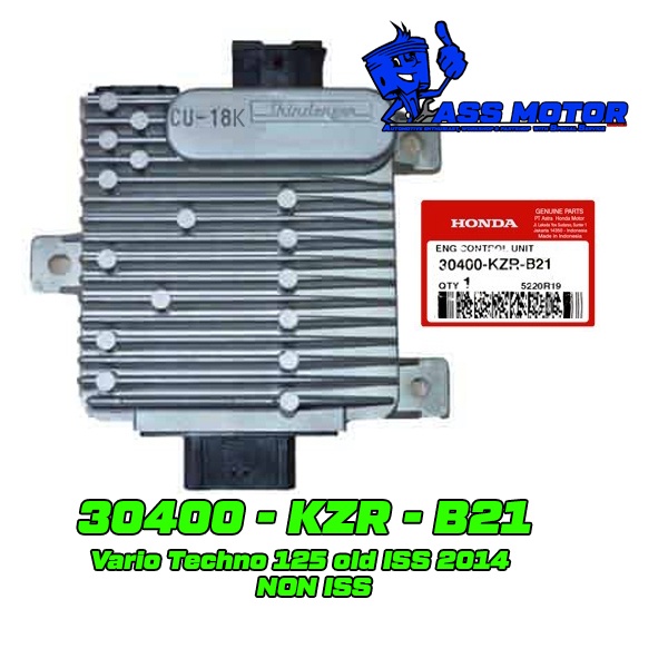 ECU  Vario 125 CBS 2014 NON ISS KZRM B21 ECU 30400-KZR-B21 ECU VARIO 125 OLD 2014 NON ISS ECU KZR B2