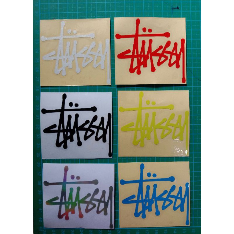 

sticker cutting stussy