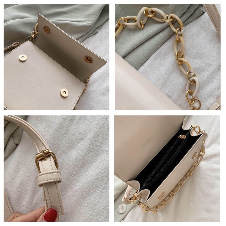 Ricca Woman Korean Slingbag - Tas Selempang bahu wanita Import - Ulzzang Bag Tali Akrilik Pastel