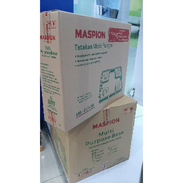 Tatakan mesin cuci front loading/top loading Merk Maspion anti karat presisi bahan PVC