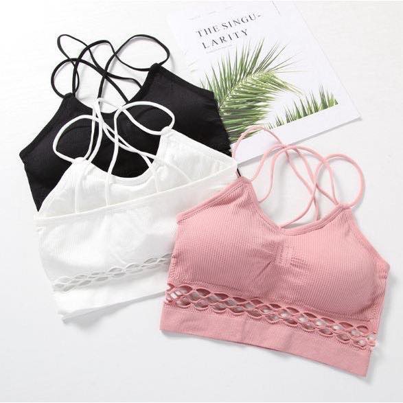 VS - Sport Bra Fashion Wanita Sport Bra Model Jaring Sport Bra Yoga Bra Import 1964 TM