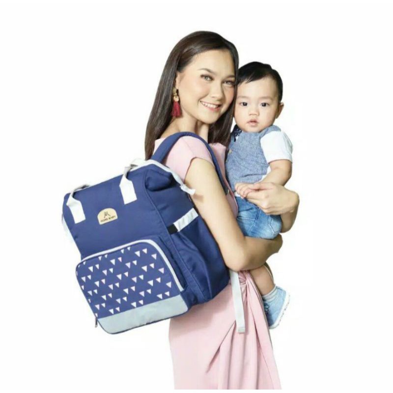 Promo !! SALE !! Mom’s Baby Tas Ransel Bayi Besar Model Annello Ruby Series - MBT 3042 - Ransel baby