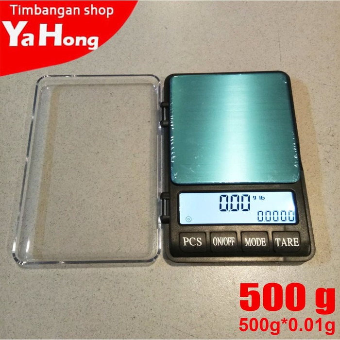 Timbangan Digital Emas Obat Bubuk Biji Kopi Pocket Scale 500g 0.01g