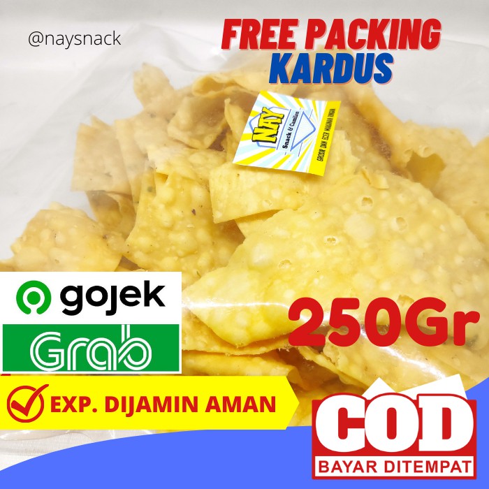 

Keripik Bawang Kiloan Aceh Kripik Pangsit Cemilan Makanan Ringan Isi 250 Gram