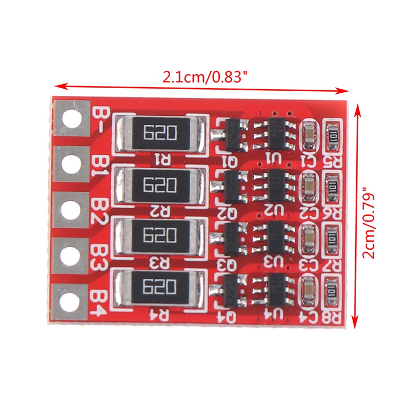 &lt; E2id &amp; &gt; 1pc 4S 3.2V Papan Pelindung Phosphate Li-Ion Balance