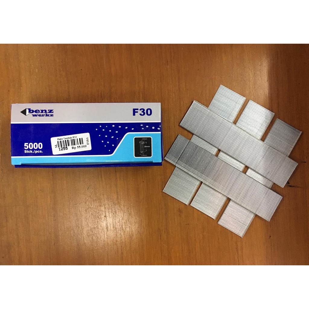 

Paku Tembak F30 / Isi Stapler Tembak 30mm / Refill Staples Tembak 3cm
