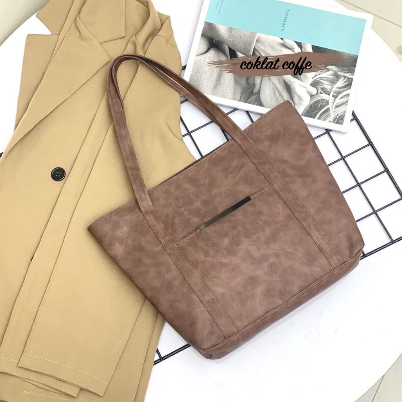 Tote bag Candy Florence Strip [Wave.co] - Tas selempang wanita/ Tote bag/ Tote bag murah/ Sling bag 