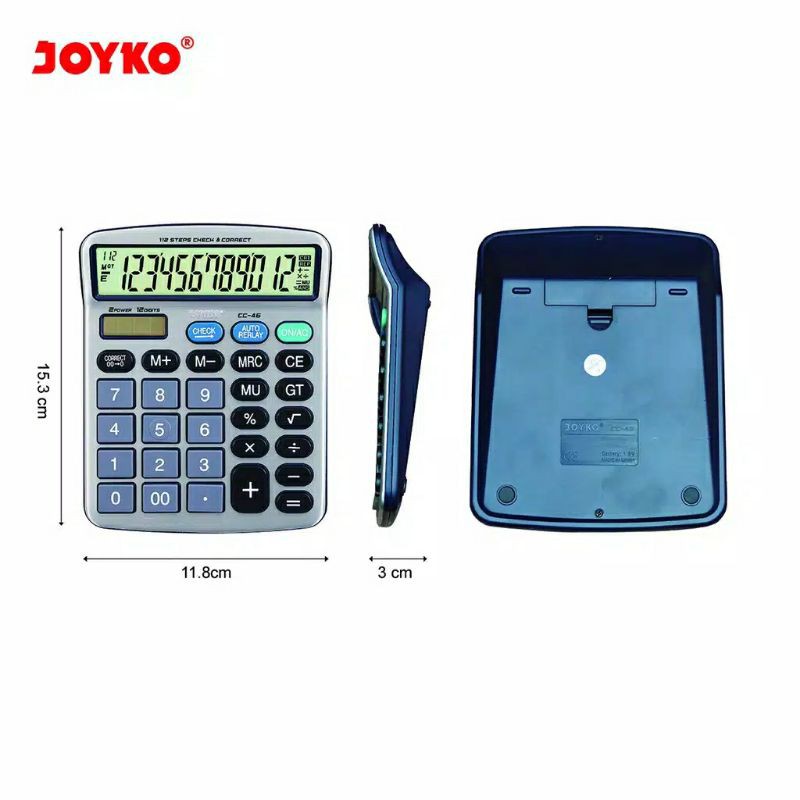 

Kalkulator Joyko Calculator CC-46