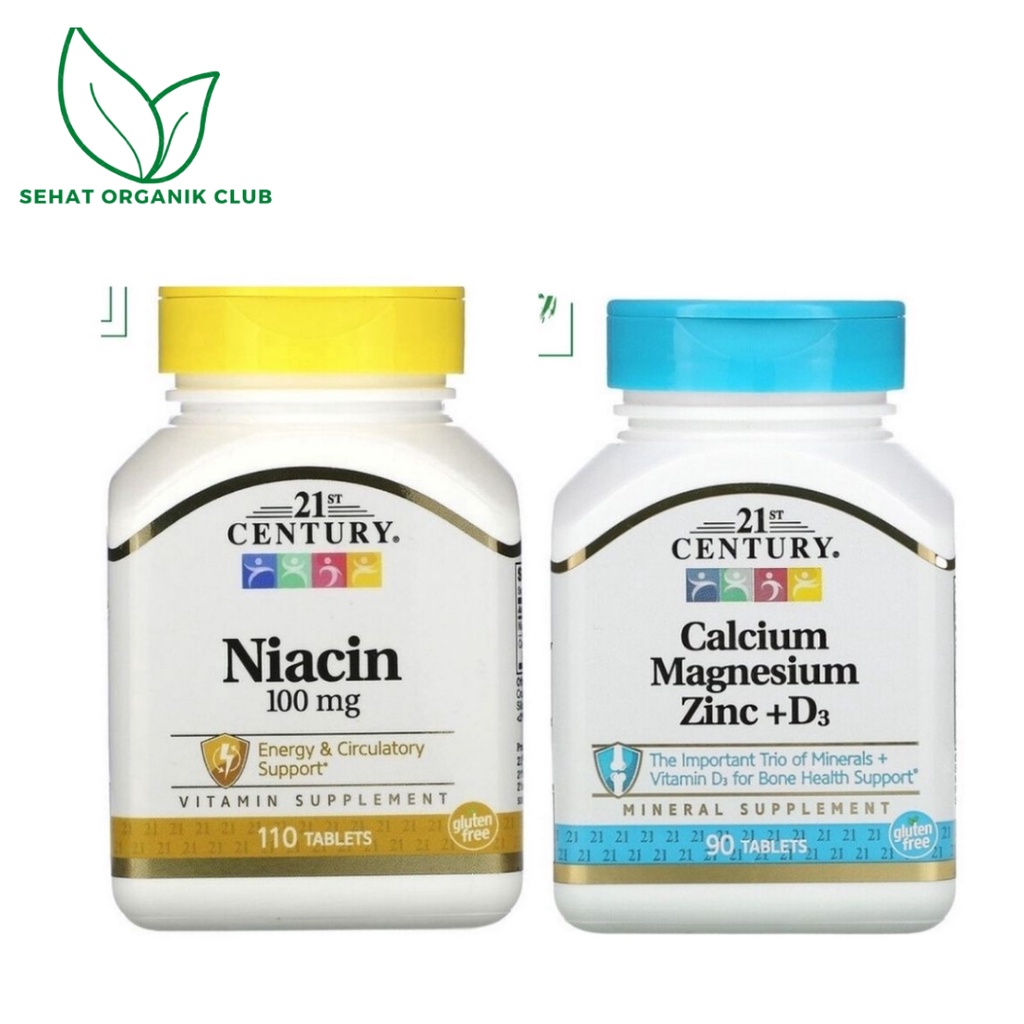 21st Century Calcium Magnesium Zinc + D3 90 Tablets 21 century / 21st Century Niacin 100 mg 110 Tabl
